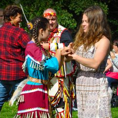 Indigenous performers at the Beothuk Interpretation Centre